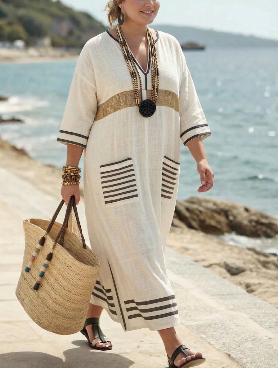Lavinia Coastal Flow Dress