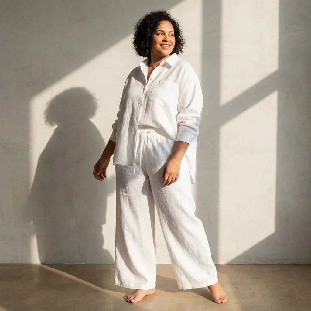 Petra - Women’s Cotton Two-Piece Set
