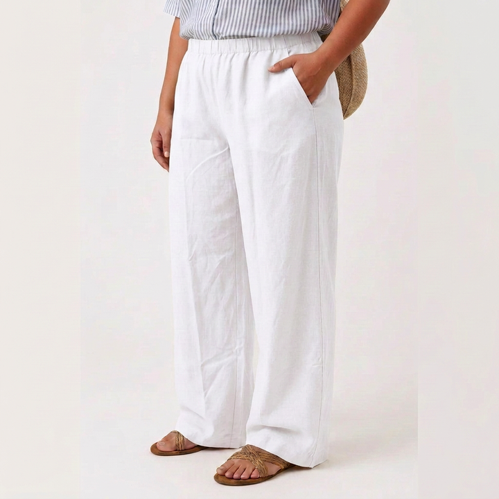 Ingrid | Relaxed Wide-Leg Pants With Side Pockets