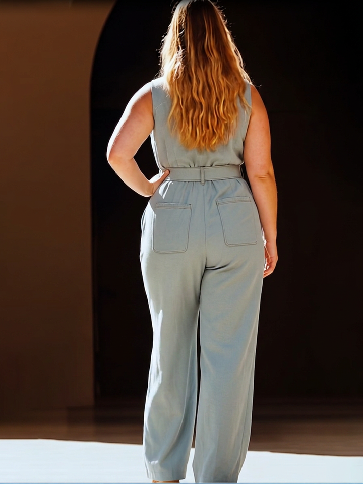 Lark - Casual Tencel Denim Pocket Overalls