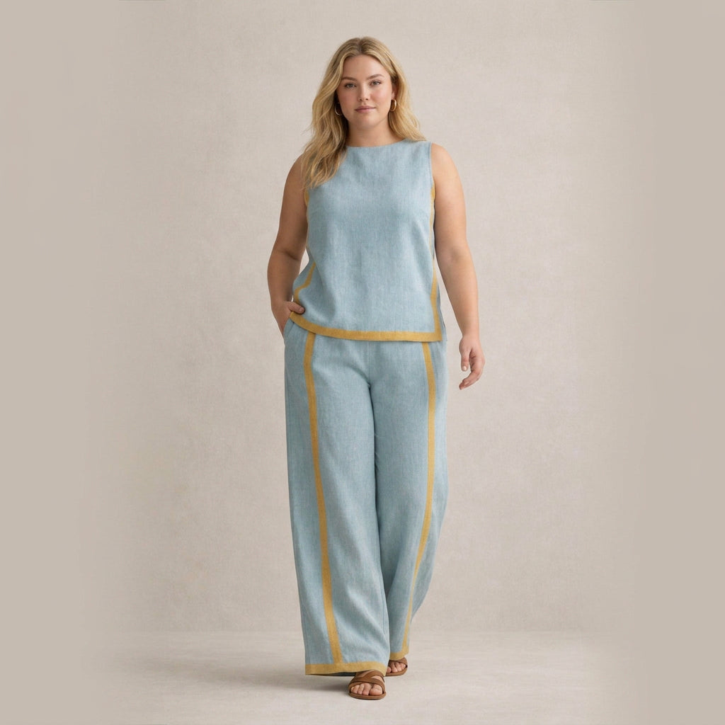 Pearl | Elegant Set with Wide Legs