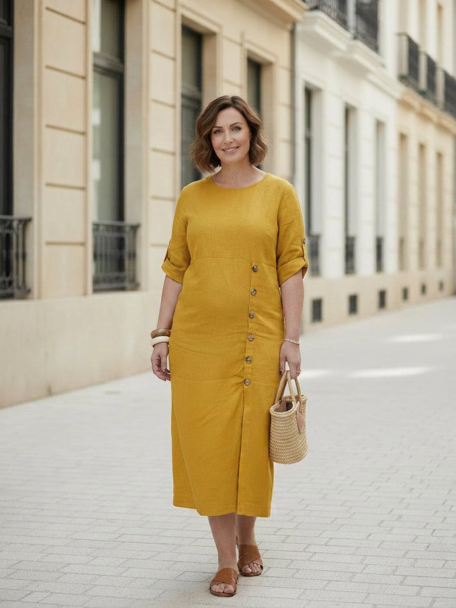 Esmé - Linen Elegance Dress