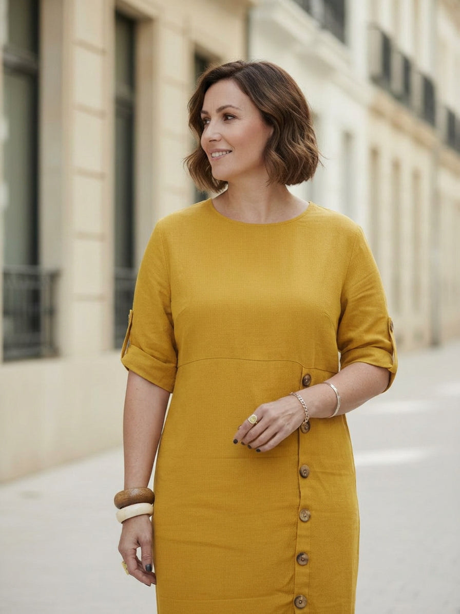 Esmé - Linen Elegance Dress