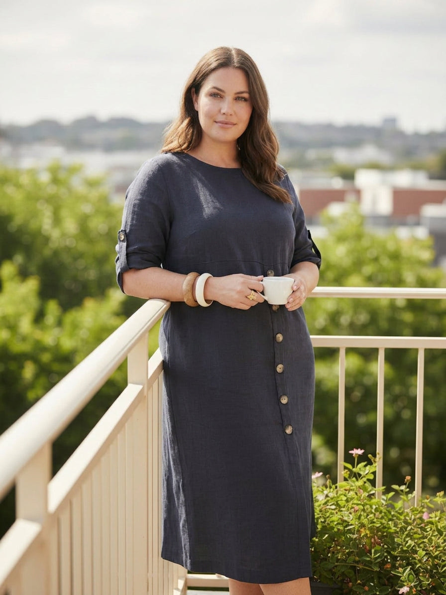 Esmé - Linen Elegance Dress