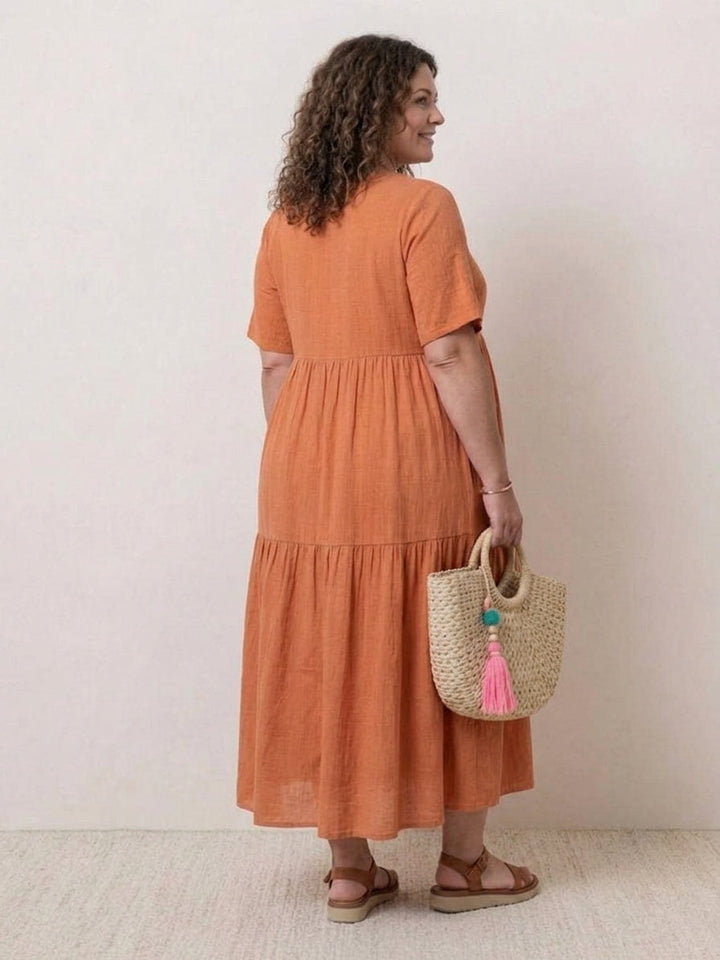 Perdita - V-neck  Maxi Dress
