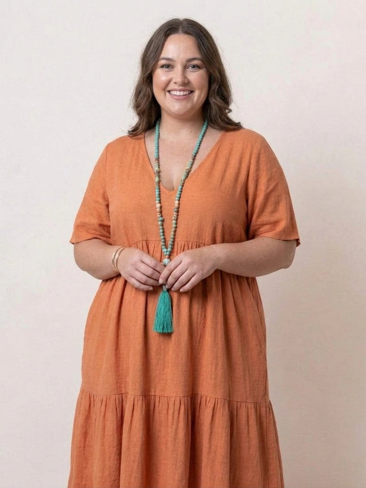 Perdita - V-neck  Maxi Dress
