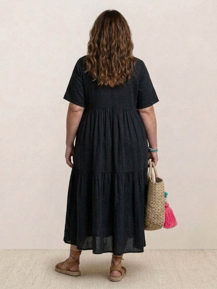 Perdita - V-neck  Maxi Dress