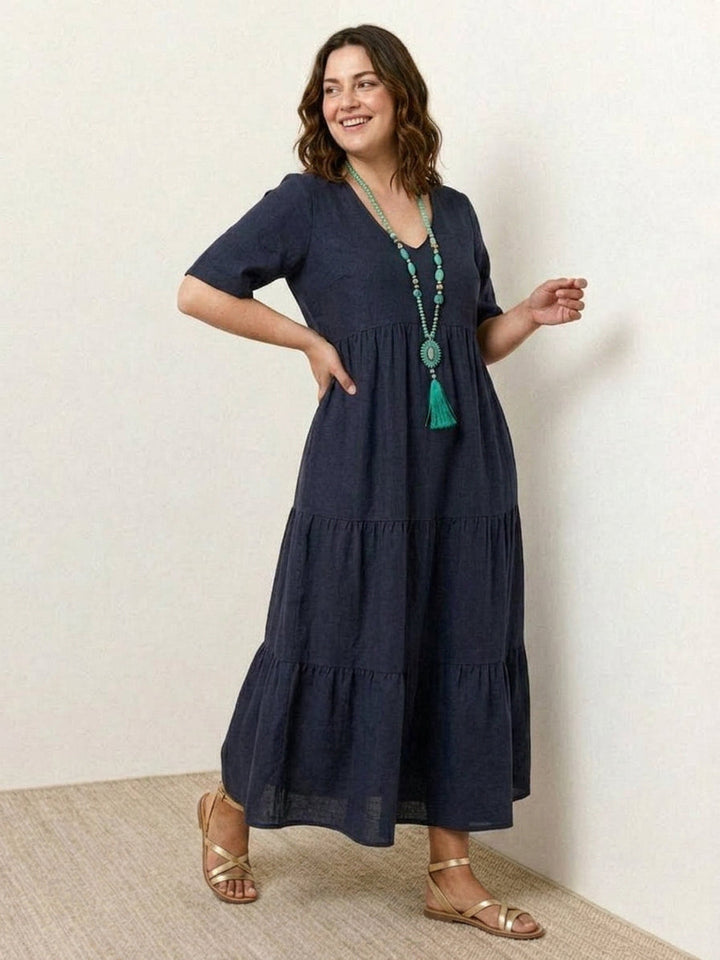Perdita - V-neck  Maxi Dress
