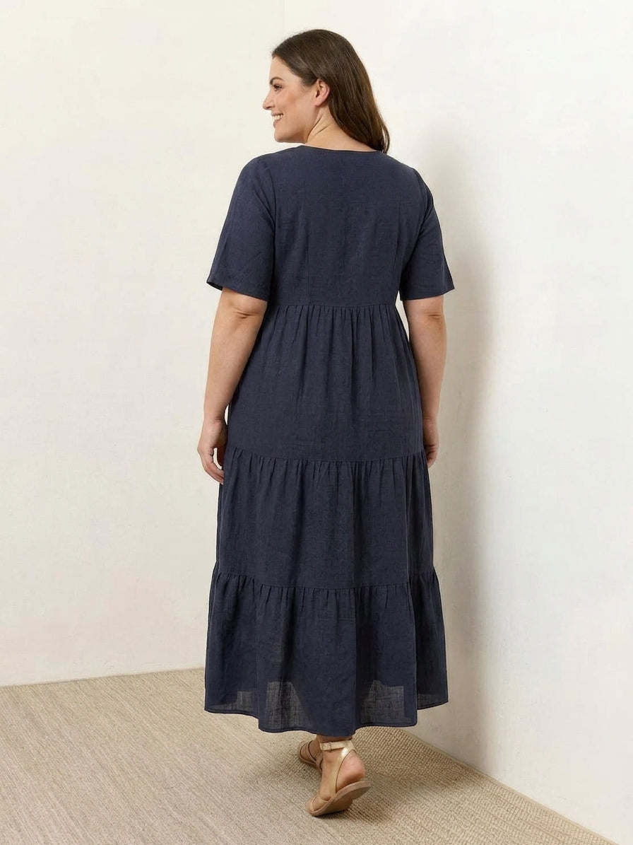 Perdita - V-neck  Maxi Dress