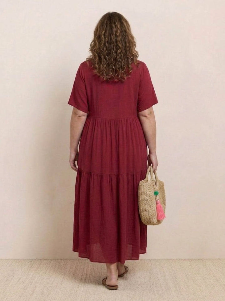 Perdita - V-neck  Maxi Dress