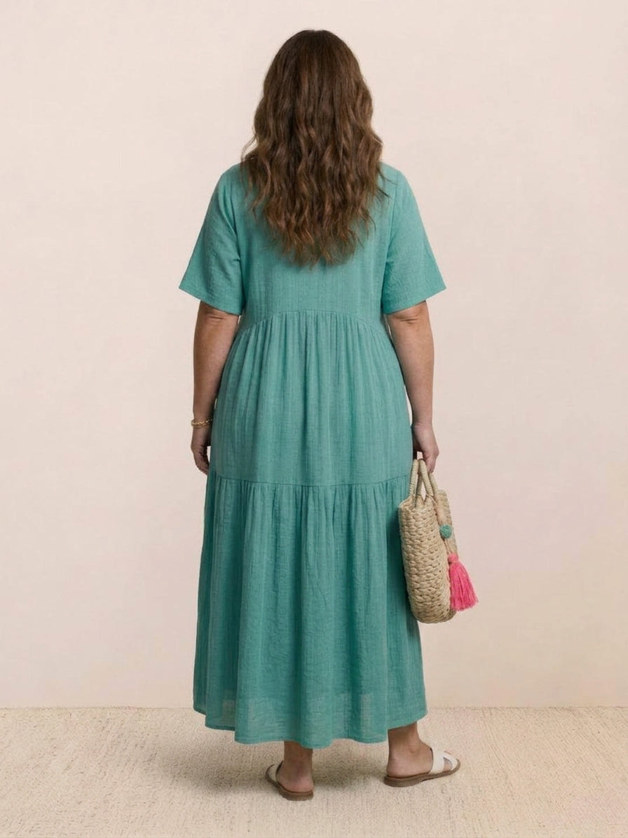 Perdita - V-neck  Maxi Dress