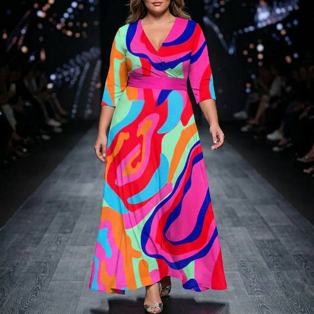 Vera | Chic Dress with Floral Print