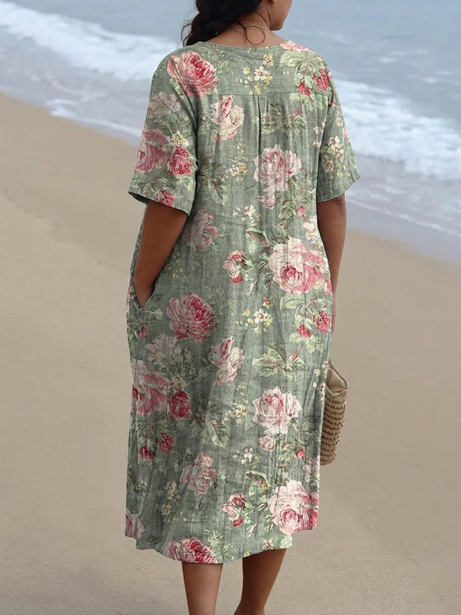 Halcyon - Vintage Floral Dress